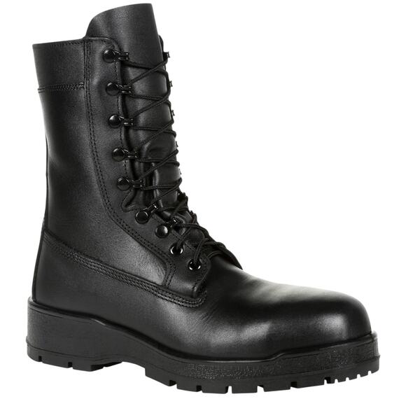 Rocky Shoes - Rocky Women's Navy Inspired 9" Steel Toe Boot Durable Work Safety Footwear Wide
